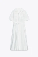 ROBE MIDI EN POPELINE ZW COLLECTION