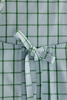 COTTON CHECKED KITCHEN APRON