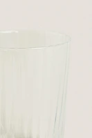 GLASS TUMBLER WITH LINES