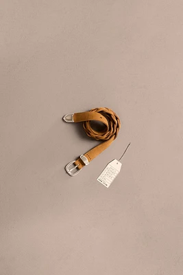 CEINTURE TRESSÉE CROÛTE DE CUIR ÉDITION LIMITÉE