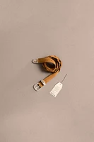 CEINTURE TRESSÉE CROÛTE DE CUIR ÉDITION LIMITÉE