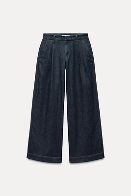 MID WAIST DARTED Z1975 WIDE LEG JEANS