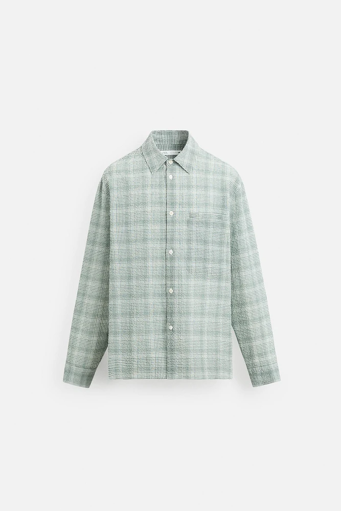 TEXTURED JACQUARD SHIRT