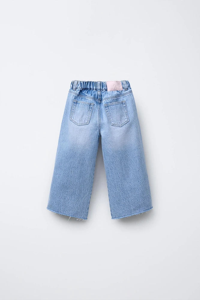 JEAN WIDE LEG COMBINÉ