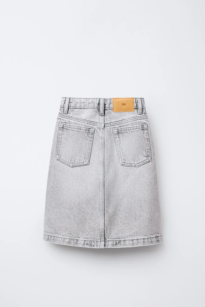 DENIM MIDI SKIRT