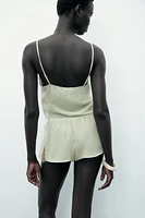 SHORT STYLE LINGERIE DENTELLE