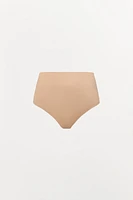 HIGH-WAIST BODY SHAPE THONG WITH POLYAMIDE