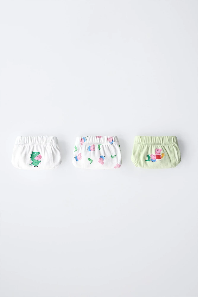 2-6 ANS/ LOT DE TROIS SLIPS PEPPA PIG ™