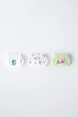 2-6 ANS/ LOT DE TROIS SLIPS PEPPA PIG ™