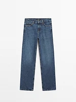 Jean straight mid-rise