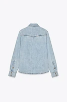 ZW COLLECTION DENIM OVERSHIRT