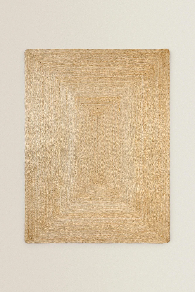 RECTANGULAR JUTE AREA RUG