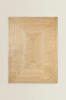 RECTANGULAR JUTE AREA RUG