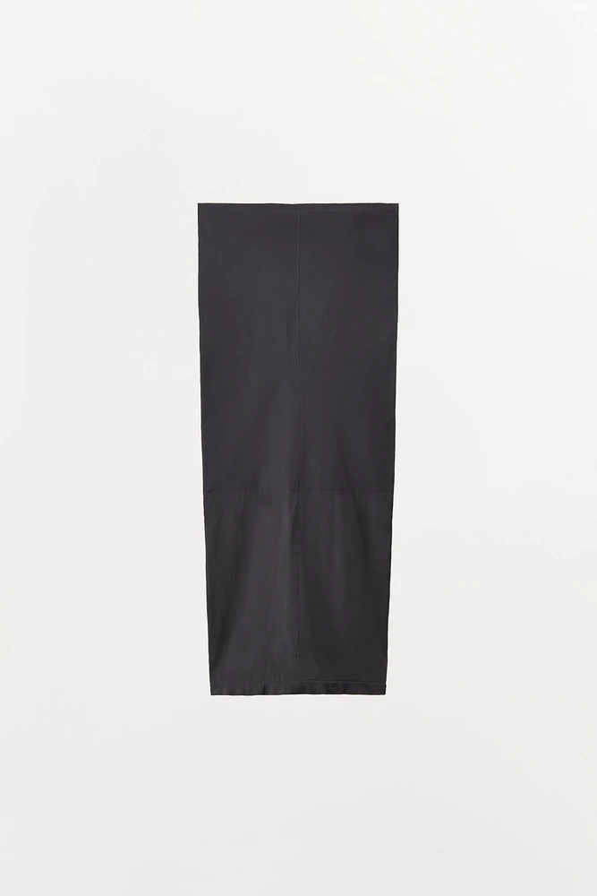 JUPE TUBE AVEC POLYAMIDE