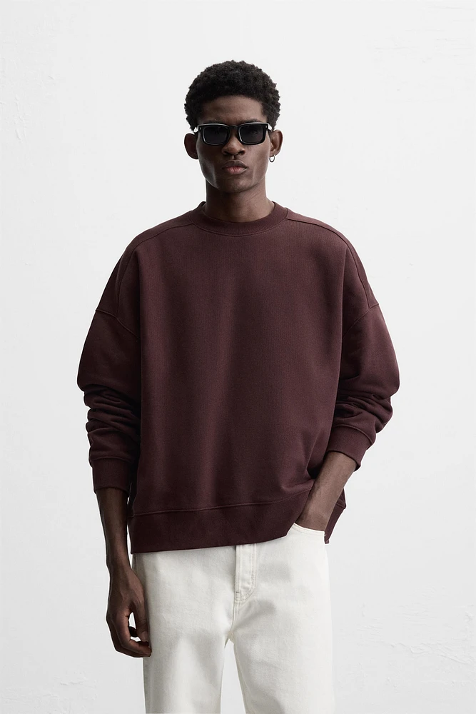 SWEAT CREW NECK BOXY FIT