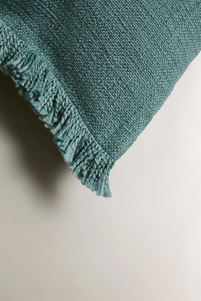 HOUSSE DE COUSSIN FRANGES