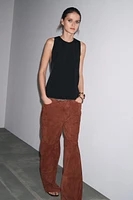 ZW COLLECTION CROSSED STRAP TOP