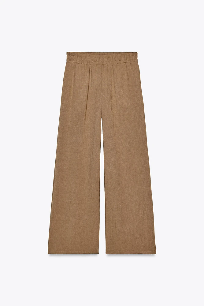 PANTALON RUSTIQUE WIDE LEG