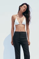 HIGH-WAISTED FLARE PANTS