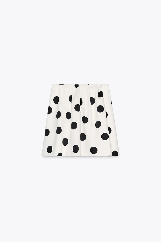 TOP BUSTIER À POIS