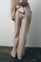 PANTALON DE PYJAMA À CARREAUX