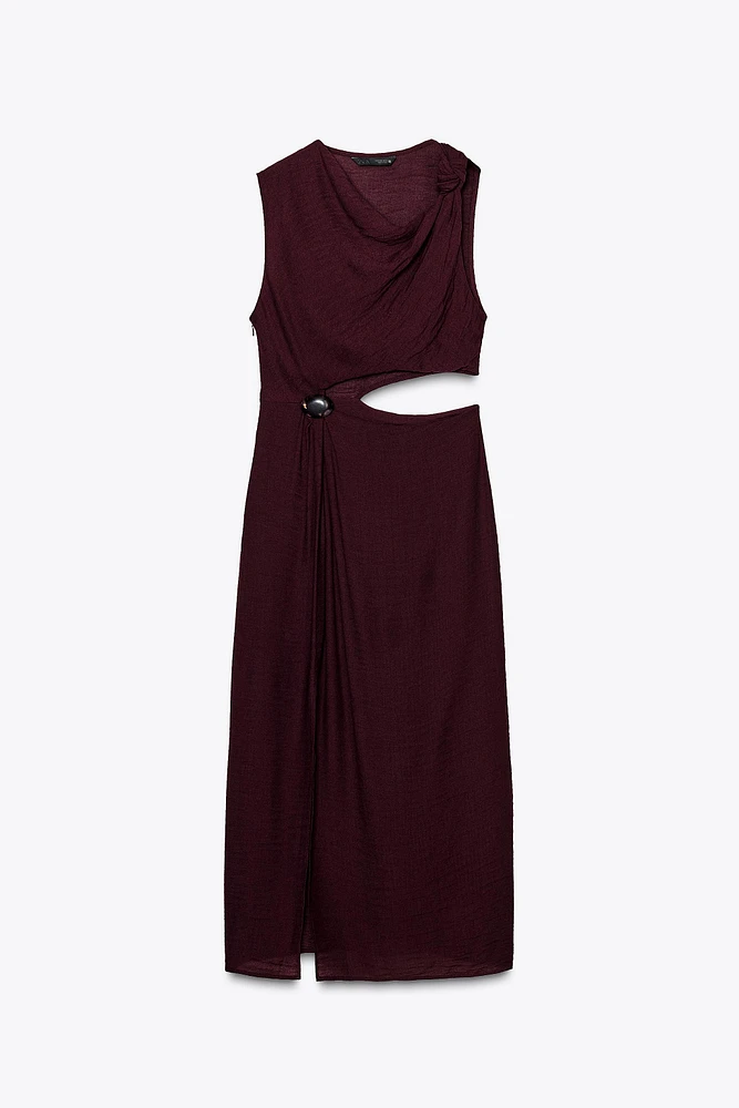 ROBE MI-LONGUE AJOURÉE