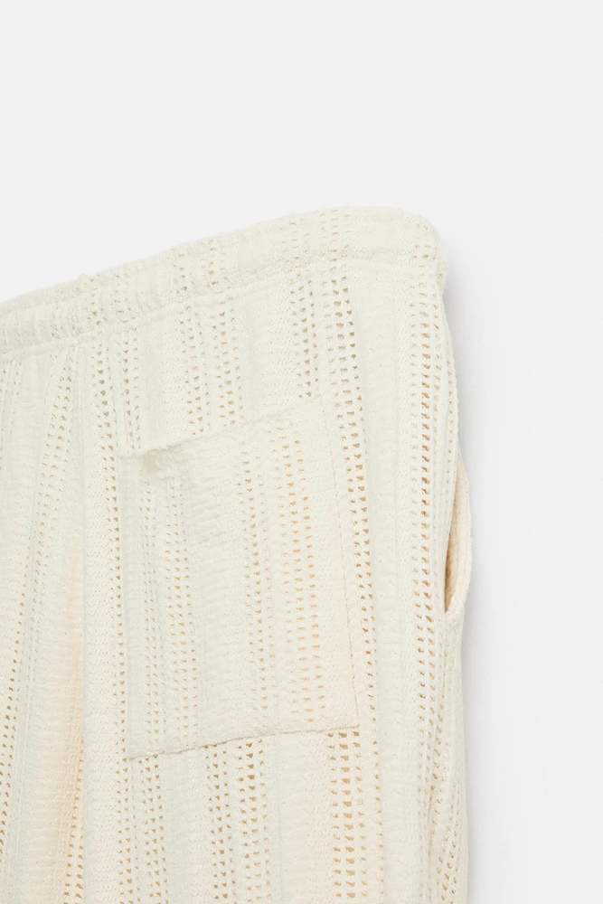 OPEN WEAVE PANTS