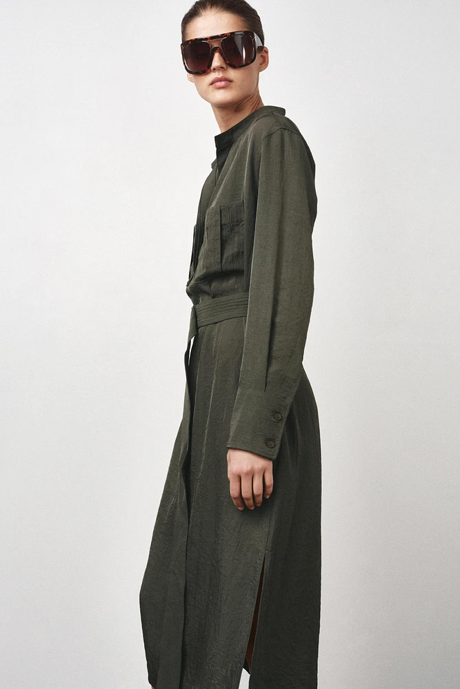ROBE MI-LONGUE CEINTURE ZW COLLECTION