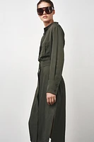 ROBE MI-LONGUE CEINTURE ZW COLLECTION