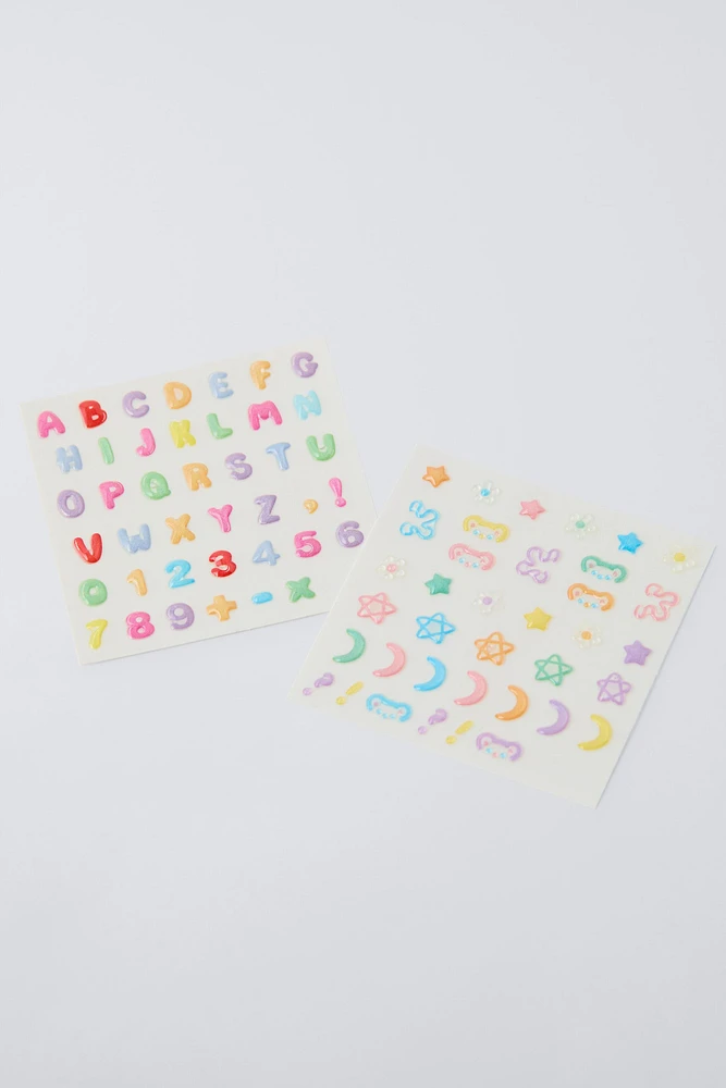 JELLY ZARA NAIL STICKERS