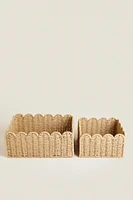 SCALLOPED BASKET