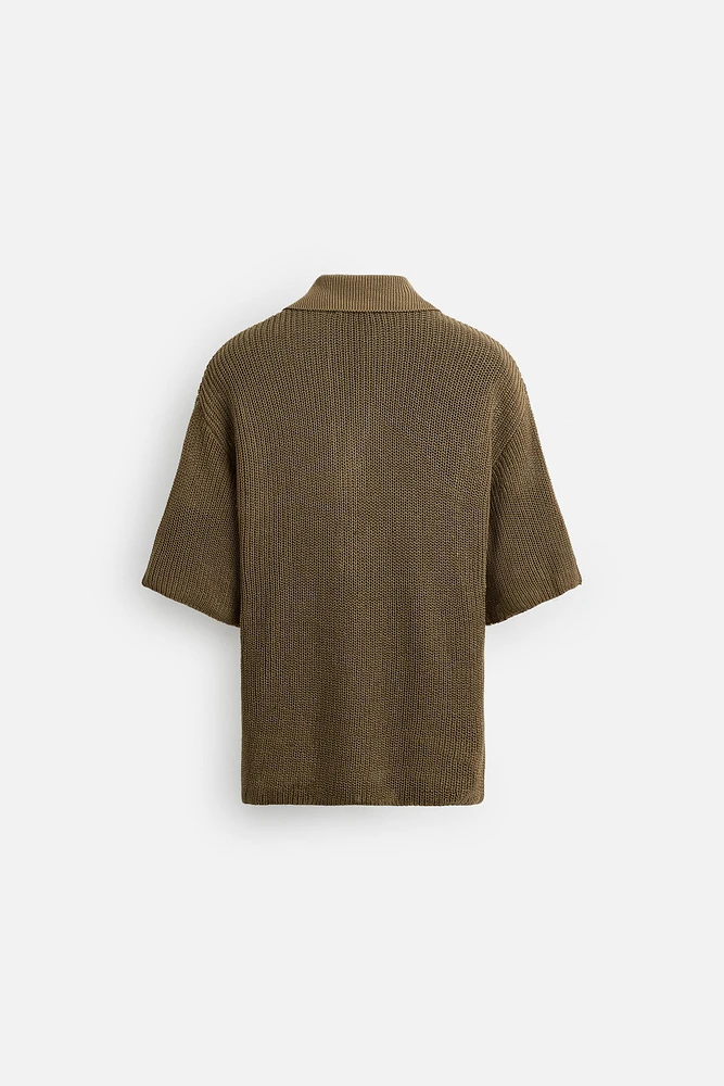POLO EN MAILLE PERLÉE