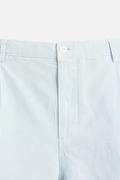 WASHED PLEATED SHORTS