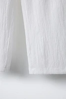 PANTALON À TEXTURE CEINTURE