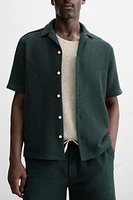 RELAXED FIT TEXTURED SHIRT
