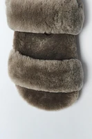 FURSKIN LEATHER SANDALS LIMITED EDITION