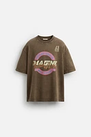 WASHED TEXT SWEATSHIRT