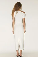 ROBE MIDI ASYMÉTRIQUE