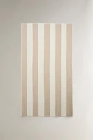 WIDE STRIPE VELOUR BEACH TOWEL