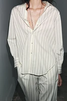 ZW COLLECTION STRIPED OVERSIZE SHIRT