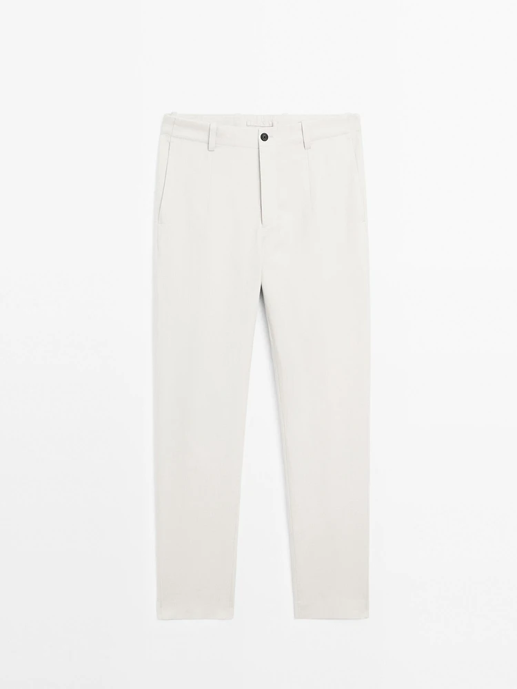 Pantalon 100 % lin