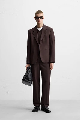 REGULAR FIT SUIT PANTS