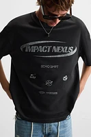 T-SHIRT DÉLAVÉ IMPRIM