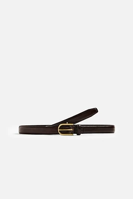LIMITED EDITION TOPSTITCH LEATHER BELT