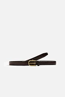 LIMITED EDITION TOPSTITCH LEATHER BELT