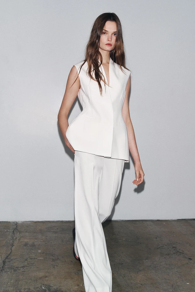 ZW COLLECTION PEPLUM VEST