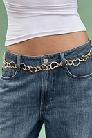 CEINTURE CHAÎNE CŒURS