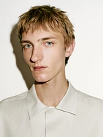 Lightweight 100% linen overshirt - Limited Edition
