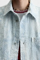 BRUSHED FINISH DENIM SHIRT