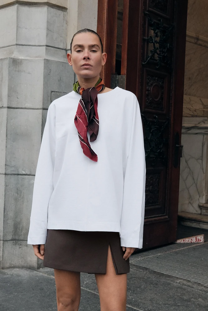 COTTON LABEL SHIRT